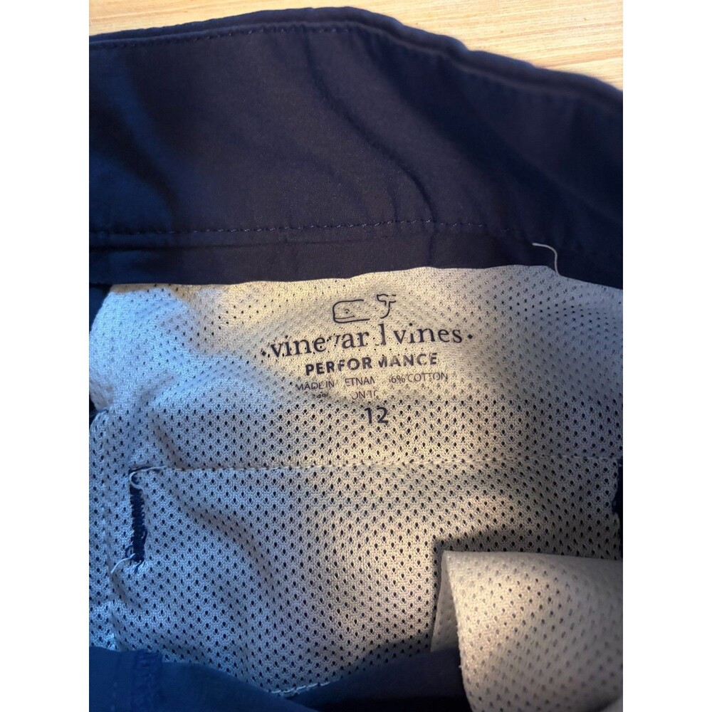 Vineyard Vines Performance Shorts Women’s 12 Navy Khaki Lot of 2 Stretch - Picture 11 of 11